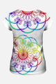 Tshirt Mandala rainbow 001
