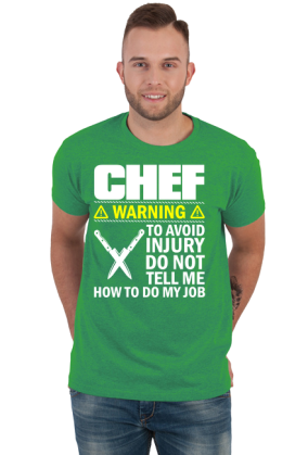 Chef warning