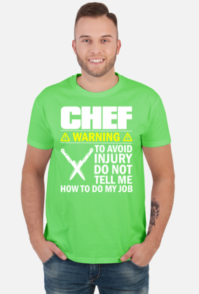 Chef warning