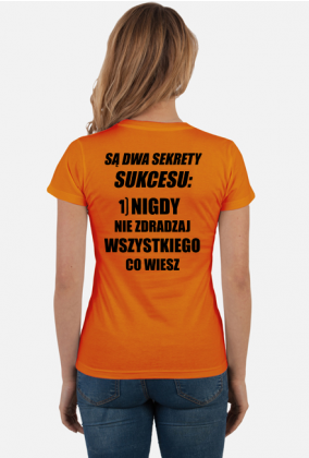 Dwa sekrety sukcesu (koszulka damska) cg