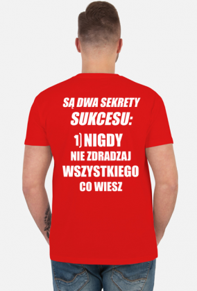 Dwa sekrety sukcesu (koszulka męska) jg