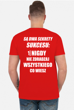 Dwa sekrety sukcesu (koszulka męska) jg