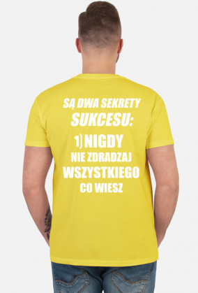 Dwa sekrety sukcesu (koszulka męska) jg