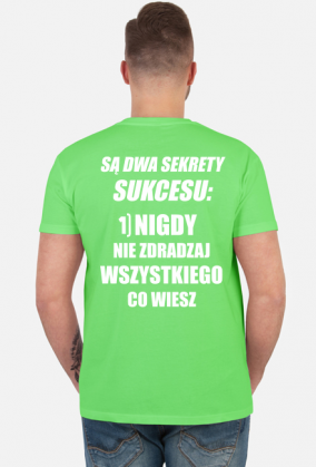 Dwa sekrety sukcesu (koszulka męska) jg