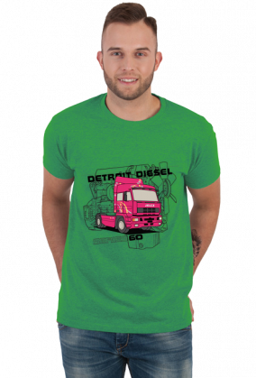 Koszulka Jelcz Detroit Diesel - kolory jasne