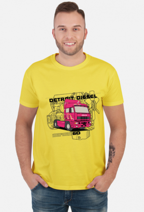 Koszulka Jelcz Detroit Diesel - kolory jasne