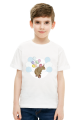 T-shirt Miś na rowerze