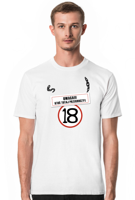 T-shirt ktoś tutaj przekroczył 18
