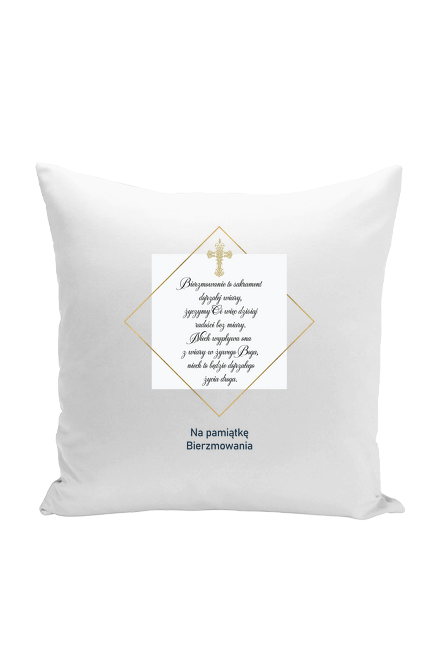 Poduszka Pamiątka Bierzmowania