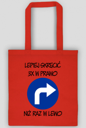 Lepiej 3x w prawo (torba) cg