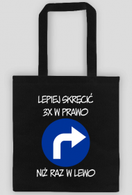 Lepiej 3x w prawo (torba) jg