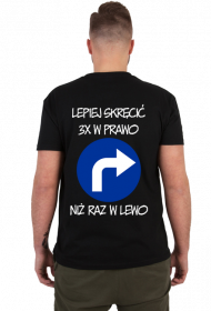 Lepiej 3x w prawo (koszulka męska) jgt