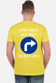 Lepiej 3x w prawo (koszulka męska) jgt