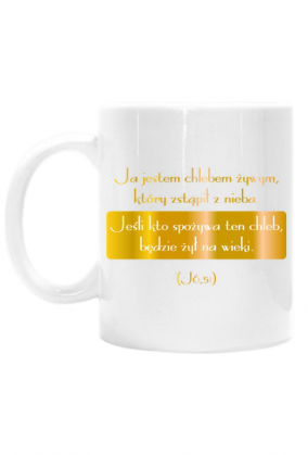 Pamiątka Pierwszej Komunii Świętej [kubek z nadrukiem]