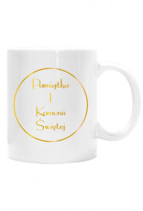 Pamiątka Pierwszej Komunii Świętej [kubek z nadrukiem]