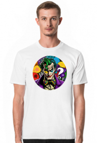 Męska koszulka biała JOKER