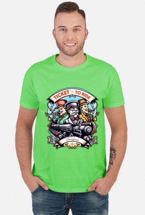 Koszulka Męska TICKET TO RIDE