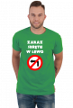 Zakaz skrętu w lewo (koszulka męska) jgp