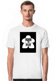 Koszulka Męska Biała BORN TO PLAY