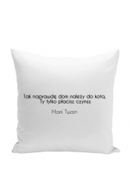 poduszka dom należy do kota