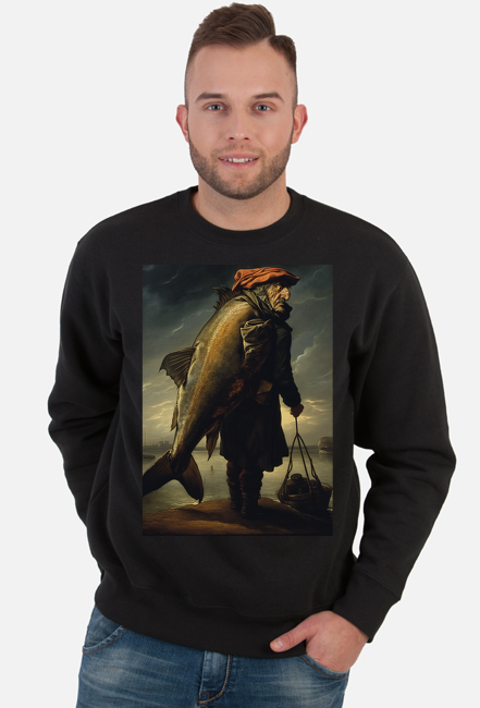 Bluza longsleeve - niefortunny rybak