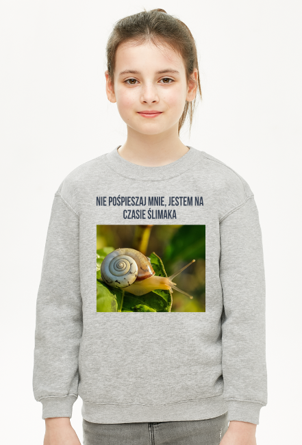 BLUZA Z ŚLIMAKIEM