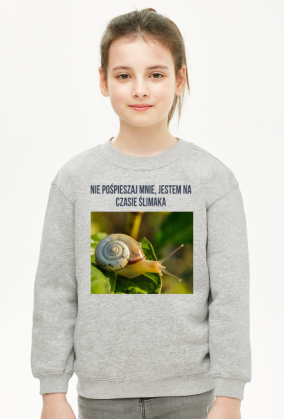 BLUZA Z ŚLIMAKIEM