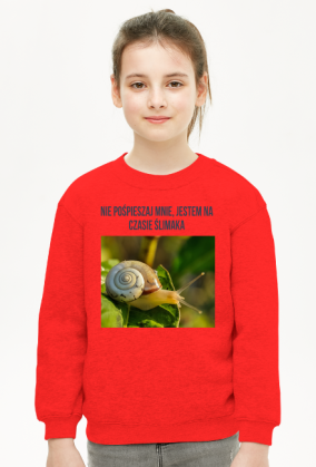 BLUZA Z ŚLIMAKIEM