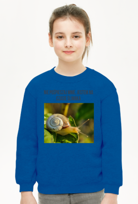 BLUZA Z ŚLIMAKIEM