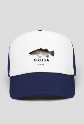 Czapka gruba ryba. Wędkarz. Prezent dla wędkarza.