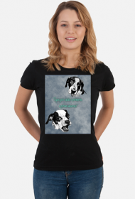 Koszulka Damska Malkontent Pies Depresja