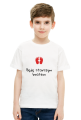 T-shirt Będę starszym bratem, ale nie oddam pokoju