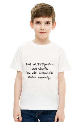 T-shirt Będę starszym bratem