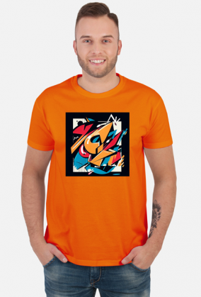 Męska koszulka AI Abstract Pattern 3 (T1-KW1-W1-K15)