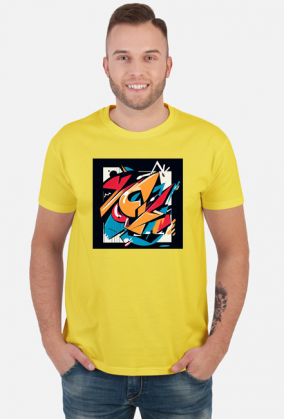 Męska koszulka AI Abstract Pattern 3 (T1-KW1-W1-K15)