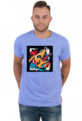 Męska koszulka AI Abstract Pattern 3 (T1-KW1-W1-K15)