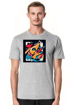 Męska koszulka AI Abstract Pattern 3 (T1-KW1-W1-K15)