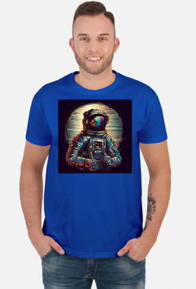 Męska koszulka Astronaut 5 Da Vinci (T1-KW4-W12-K15)