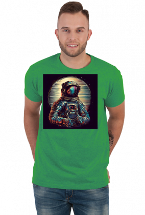 Męska koszulka Astronaut 5 Da Vinci (T1-KW4-W12-K15)