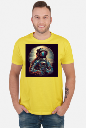 Męska koszulka Astronaut 5 Da Vinci (T1-KW4-W12-K15)