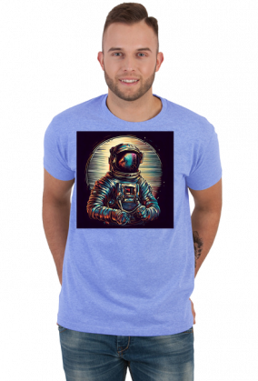 Męska koszulka Astronaut 5 Da Vinci (T1-KW4-W12-K15)