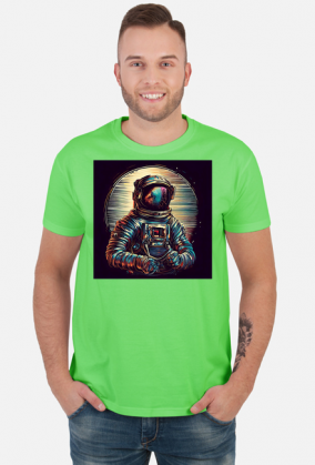 Męska koszulka Astronaut 5 Da Vinci (T1-KW4-W12-K15)