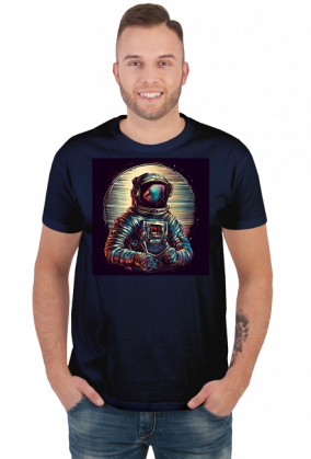 Męska koszulka Astronaut 5 Da Vinci (T1-KW4-W12-K15)