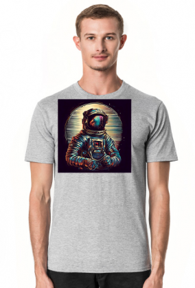 Męska koszulka Astronaut 5 Da Vinci (T1-KW4-W12-K15)