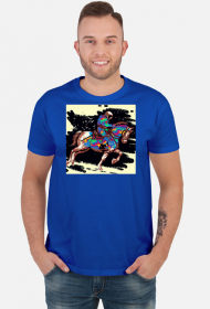 Męska koszulka Astronaut riding a horse 4 Renoir (T1-KW4-W15-K4)