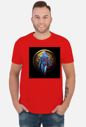 Męska koszulka AI Signature 52 (T1-KW2-W22-K2)