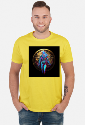 Męska koszulka AI Signature 52 (T1-KW2-W22-K2)