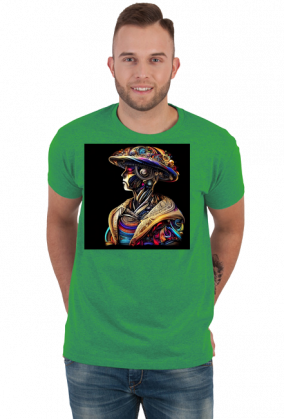 Męska koszulka AI Signature 58 (T1-KW2-W23-K6)