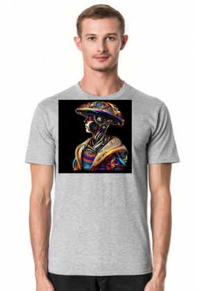 Męska koszulka AI Signature 58 (T1-KW2-W23-K6)