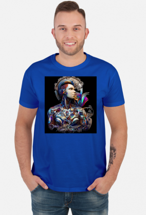 Męska koszulka AI Signature 67 (T1-KW2-W31-K4)